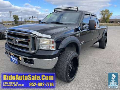 2006 Ford F350 F-350 Lariat Crew cab 4x4 Bullet Proofed 6 0 Diesel ! for sale in Burnsville, MN