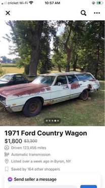 1971 Ford country station wagon 400 big block - - by for sale in Le Roy, NY