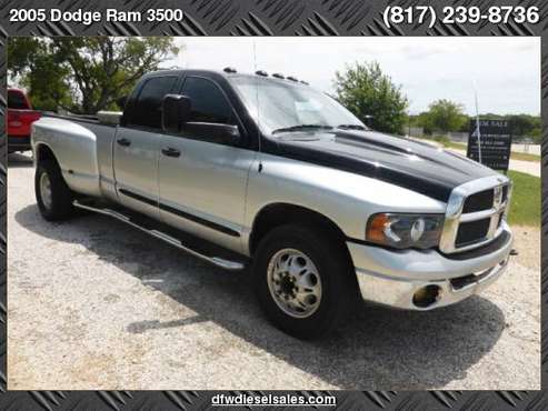 2005 Dodge Ram 3500 4dr Quad Cab DRW SLT 5.9 CUMMINS COLD AIR with for sale in Northlake, TX