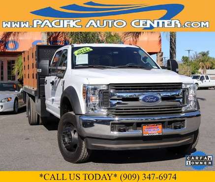 2018 Ford F550 F-550 XLT Diesel 4x4 Dually Utility Stake Bed #33645... for sale in Fontana, CA