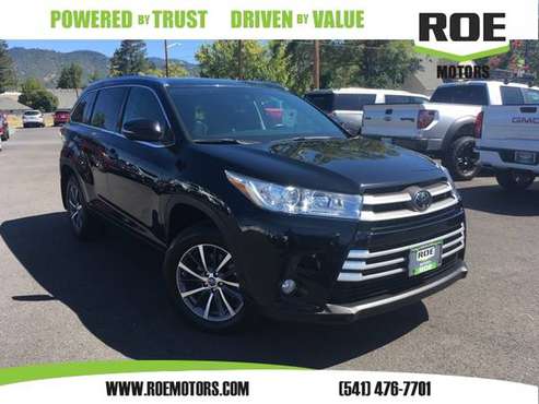 2018 Toyota Highlander XLE WITH LANE CHANGE ASSIST WARNING #53533 for sale in Grants Pass, OR