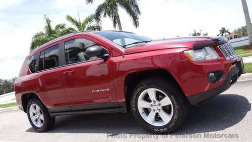 2012 *Jeep* *Compass* *4WD 4dr Latitude* Deep Cherry for sale in West Palm Beach, FL