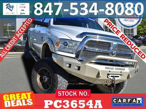 ✔️2013 Ram 3500 _Laramie Longhorn_4WD Bad Credit Ok EMPLOYEE PRICES... for sale in Fox_Lake, IL
