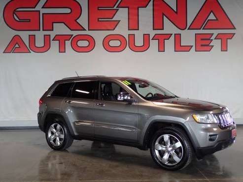 2011 Jeep Grand Cherokee 4x4 Overland 4dr SUV, Gray for sale in Gretna, IA