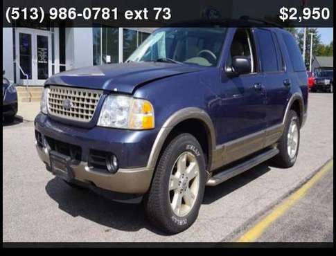 2003 Ford Explorer Eddie Bauer - cars & trucks - by dealer - vehicle... for sale in Milford, OH