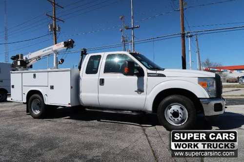 2012 Ford F-350 EXTENDED CAB 6 7 DIESEL AUTO CRANE for sale in Springfield, KS