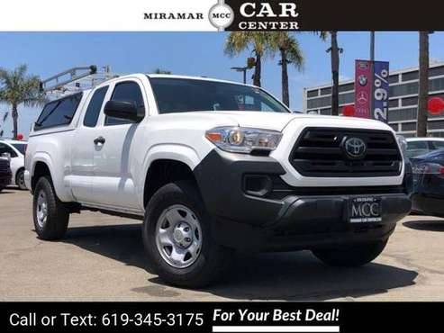 2018 Toyota Tacoma SR pickup Super White - - by dealer for sale in San Diego, CA