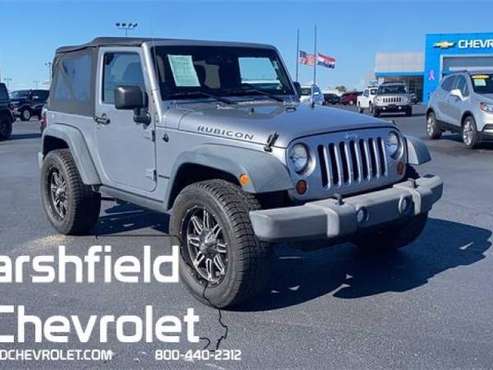 2013 Jeep Wrangler Rubicon suv Silver - - by dealer for sale in Marshfield, MO