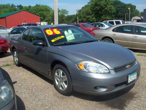 2006 CHEVROLET MONTE CARLO LS for sale in ELK RIVER -ANOKA, MN