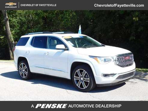 2018 *GMC* *Acadia* *AWD 4dr Denali* WHITE for sale in Fayetteville, AR