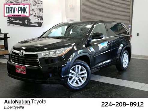2016 Toyota Highlander LE AWD All Wheel Drive SKU:GS327732 for sale in Libertyville, IL