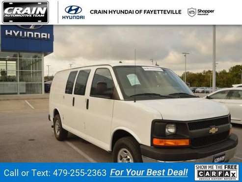 2014 Chevy Chevrolet Express 2500 Work Van van Summit White for sale in Fayetteville, AR