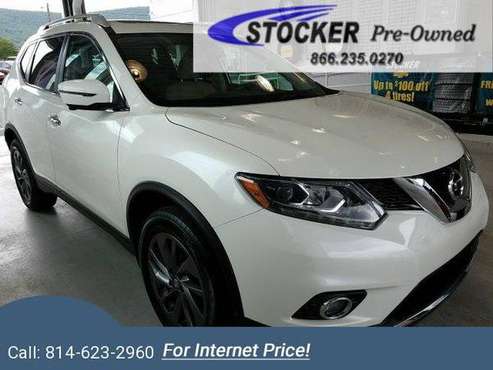 2016 Nissan Rogue SL hatchback Pearl White for sale in State College, PA