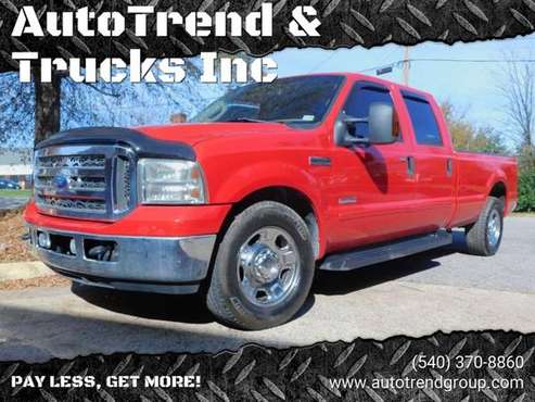 2006 Ford F-350 Super Duty XLT 4dr Crew Cab LB with for sale in Fredericksburg, VA