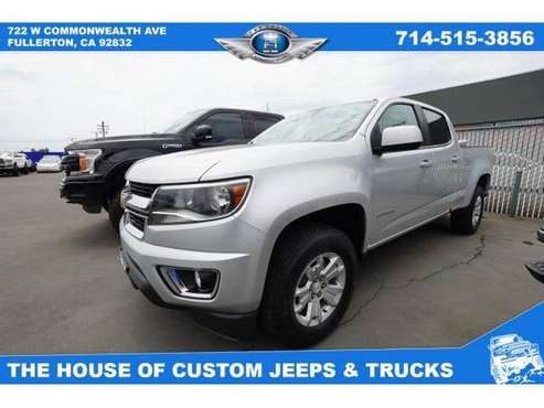 2015 Chevy Chevrolet Colorado 2WD LT pickup Silver Ice Metallic for sale in Fullerton, CA