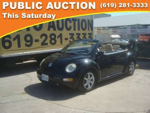 2004 Volkswagen New Beetle Convertible Public Auction Opening Bid for sale in Mission Valley, CA