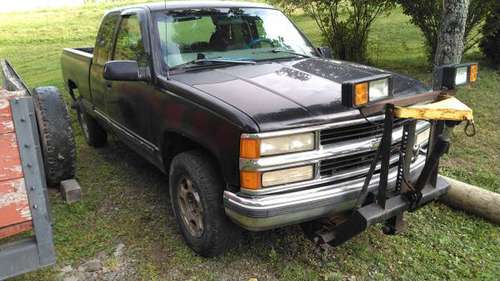 1998 Chevrolet Silverado with Plow for sale in Nineveh, NY