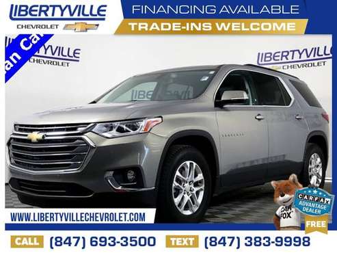 625/mo - 2019 Chevrolet Traverse 3LT 3 LT 3-LT - - by for sale in Libertyville, IL