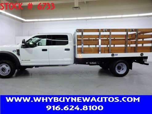 2019 Ford F550 4x4 Diesel Crew Cab XLT 12ft Stake Bed Only for sale in Rocklin, CA