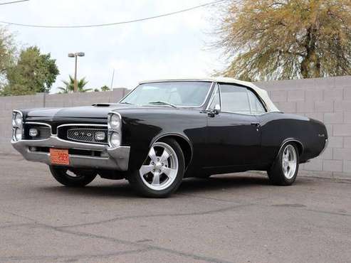 1967 GTO Black With White Convertible & Buckets - cars & trucks - by... for sale in Phoenix, AZ