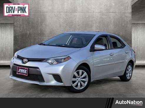 2015 Toyota Corolla LE Sedan - - by dealer - vehicle for sale in Fort Worth, TX