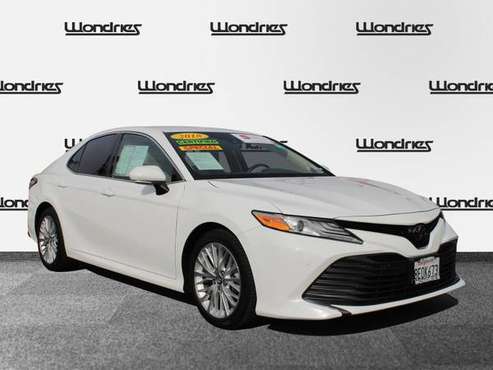 Certified Pre-Owned 2018 Toyota Camry XLE Sedan at WONDRIES TOYOTA for sale in ALHAMBRA, CA
