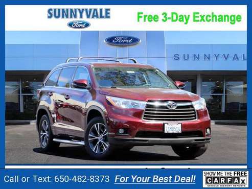 2016 Toyota Highlander Limited Platinum V6 Monthly payment of for sale in Sunnyvale, CA