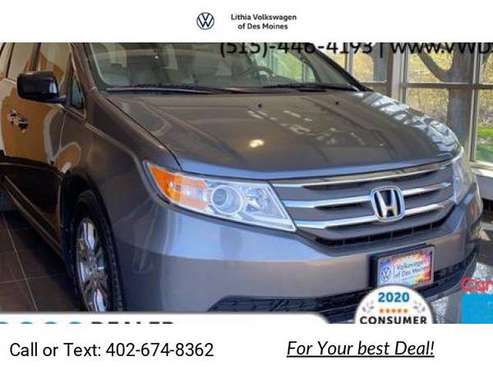 2012 Honda Odyssey EX-L van Gray - - by dealer for sale in Johnston, NE