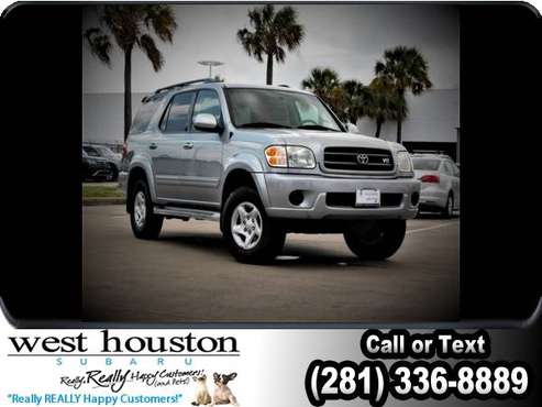 2002 Toyota Sequoia Sr5 - - by dealer - vehicle for sale in Houston, TX