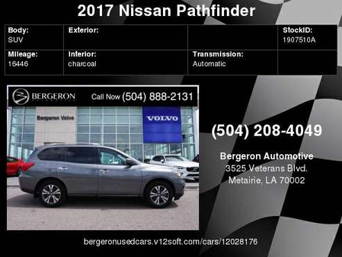 2017 Nissan Pathfinder S for sale in Metairie, LA