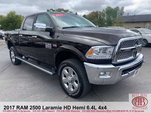 2017 RAM 2500 LARAMIE 6.4 HEMI EVERYONE APPROVED!!! for sale in Syracuse, NY