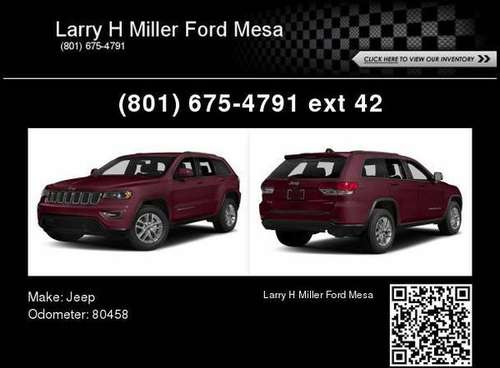 2017 Jeep Grand Cherokee Laredo - - by dealer for sale in Mesa, AZ