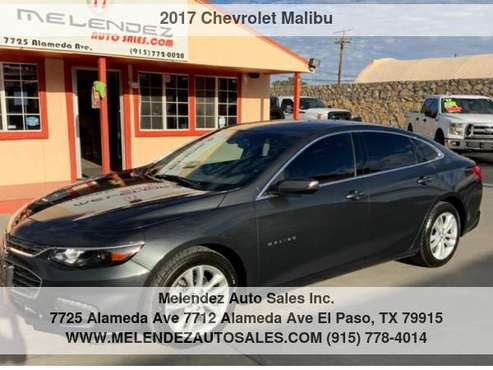 2017 Chevrolet Malibu 4dr Sdn LT w/1LT - cars & trucks - by dealer -... for sale in El Paso, TX