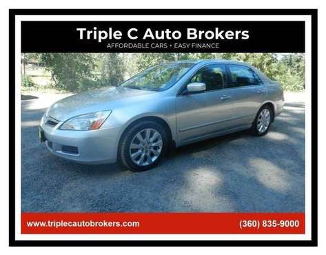 07 HONDA ACCORD INEXPENSIVE COMMUTER CAR/1st CAR 1000 DOWN for sale in WASHOUGAL, OR