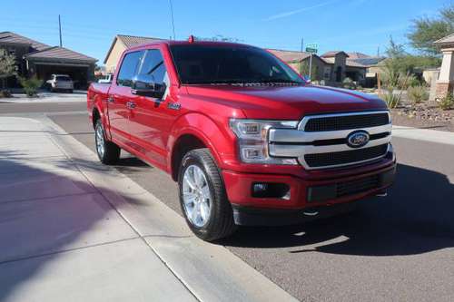 2018 F150 Platinum - cars & trucks - by owner - vehicle automotive... for sale in Phoenix, AZ