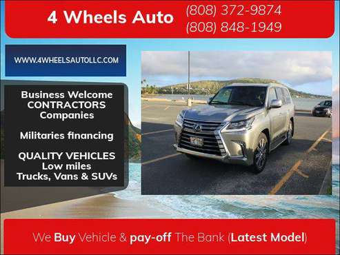 2017 Lexus LX 570 4WD/Leather/3Rd Row Seat/ - cars & trucks - by... for sale in Honolulu, HI