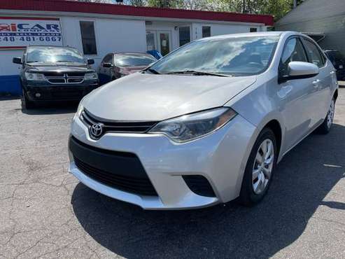 2014 Toyota Corolla LE 4dr - - by dealer - vehicle for sale in Pontiac, MI