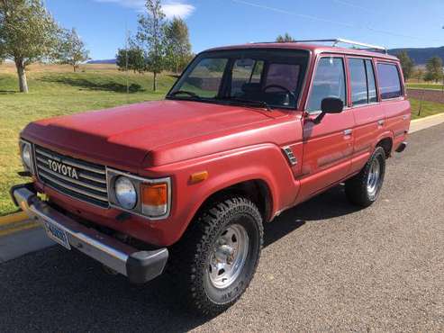 1987 FJ60 Toyota Land Cruiser 157k miles Freeborn Red on Gray Int 4x4 for sale in Casper, WY