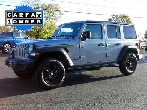 ★ 2020 JEEP WRANGLER UNLIMITED SPORT with REMAINING FACTORY WARRANTY... for sale in Feeding Hills, MA