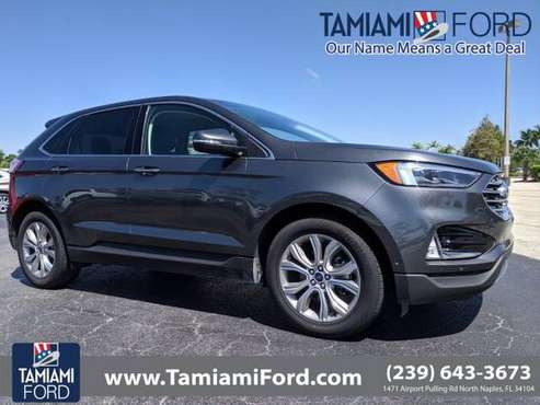 2019 Ford Edge Magnetic Metallic GO FOR A TEST DRIVE! for sale in Naples, FL
