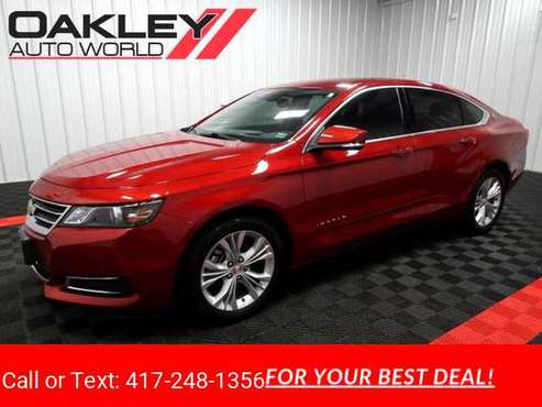 2015 Chevy Chevrolet Impala LT sedan Red - - by dealer for sale in Branson West, MO