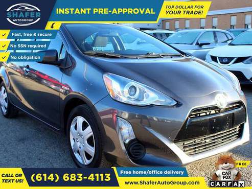 $132/mo - 2015 Toyota PRIUS C Four - Easy Financing! - cars & trucks... for sale in Columbus, OH
