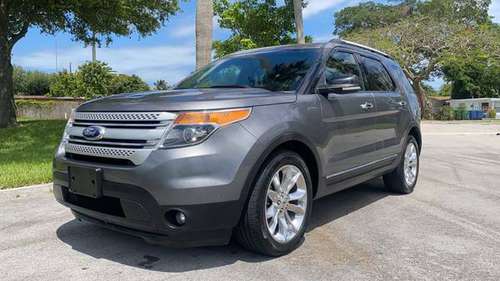 2014 FORD EXPLORER CLEAN TITLE LEATHER THIRD ROW SEAT SUV - cars & for sale in Hollywood, FL