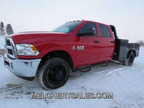 2013 DODGE RAM 3500 CREW ST CAB CHASSIE DRS 6.7L CUMMINS AISIN AUTO... for sale in Neenah, WI