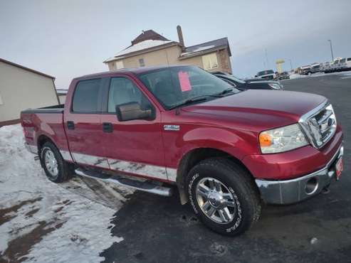 2008 Ford f150 crew cab short box 4x4 loaded XLT for sale in Redwood Falls, MN