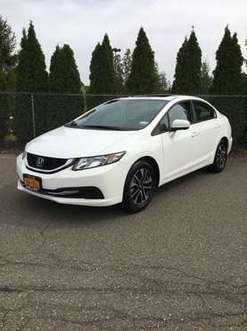 Honda civic ex 2015 loaded moonroof Excellent cond. - cars & trucks... for sale in ENDICOTT, NY