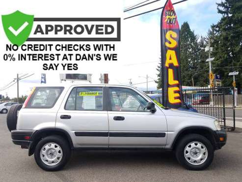 WE DO APPROVE YOU! with 0% Interest 2001 Honda CR-V LX No Credit Check for sale in Springfield, OR