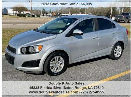 2013 Chevrolet Sonic LT - 4dr Sedan - Low Miles! for sale in Baton Rouge , LA
