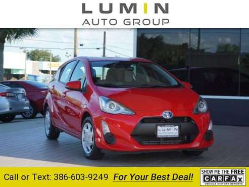 2015 Toyota Prius c One sedan Absolutely Red for sale in New Smyrna Beach, FL