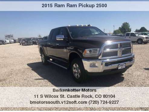 2015 Ram Ram Pickup 2500 Laramie Longhorn Buy Here, Pay Here Program... for sale in Castle Rock, CO